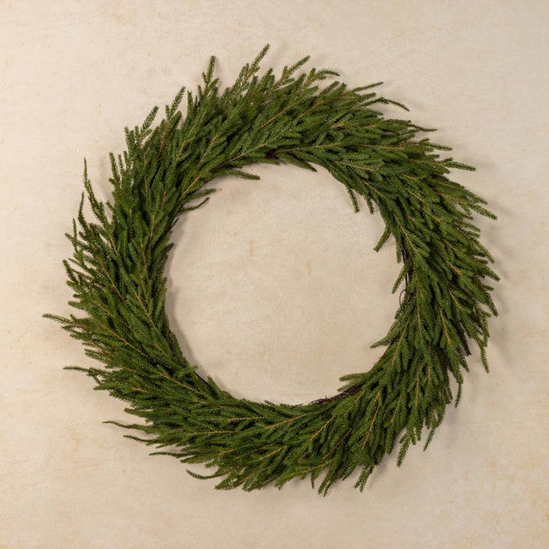 30" Soft Touch Norfolk Pine Wreath