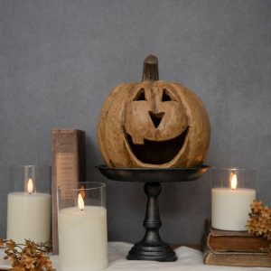 8" Big Mouth Pumpkin - Beige