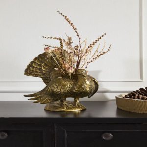 Autumn Turkey Vase