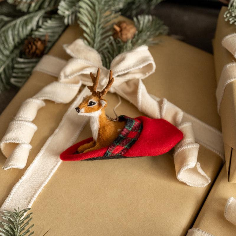 Deer In A Slipper Ornament