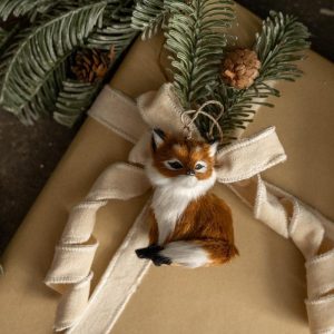 Fur Fox Ornament