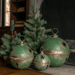 Green Star Sleigh Bell - Choose Size