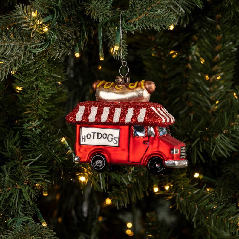 Hot Dog Truck Ornament
