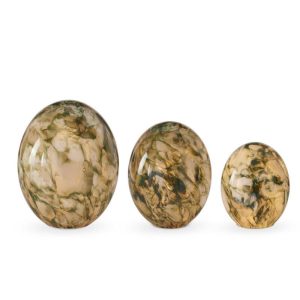 Marbled Glass Globe Table Lamp - Choose Size