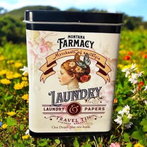 Mercantile Travel Tin of Laundry Soap Paper