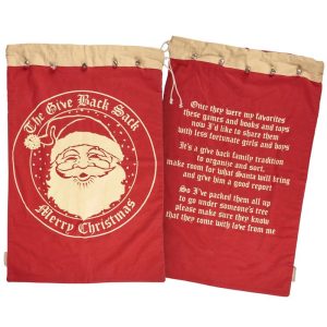 Retro Style Give Back Santa Sack