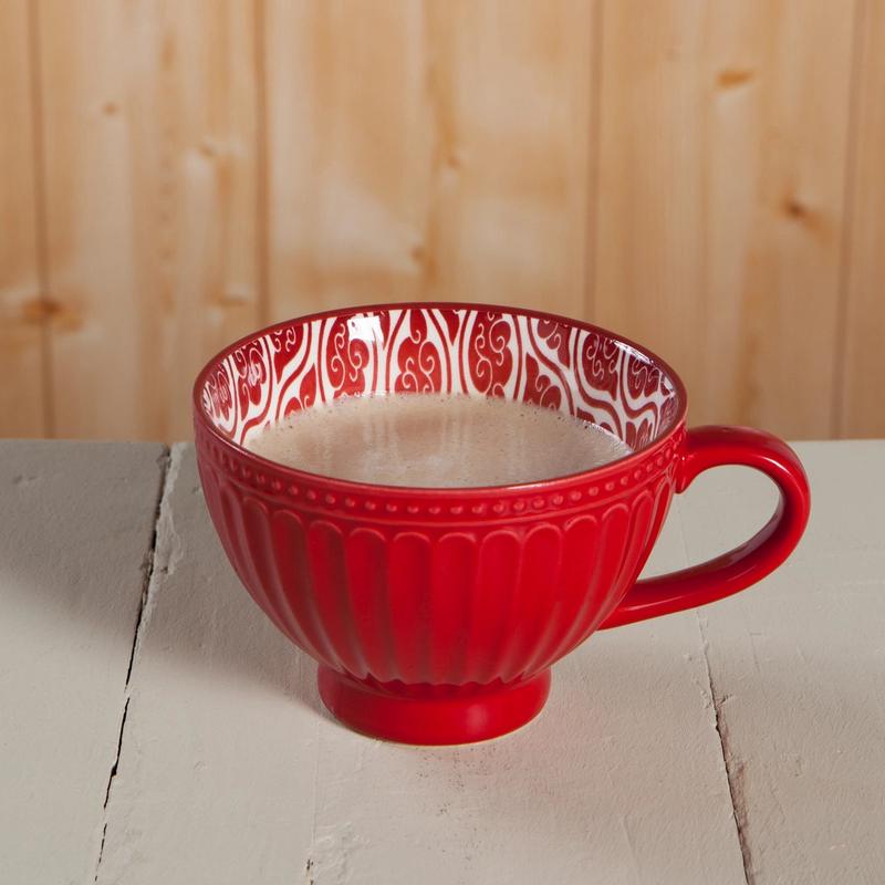 The Red Latte Mug - 14oz