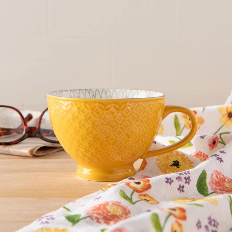 The Yellow Latte Mug - 14oz