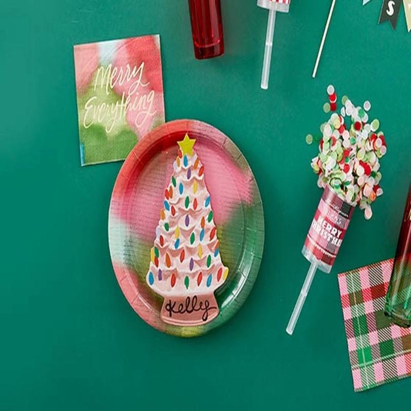 12 Pc Christmas Tree Place Setting Table Decorations