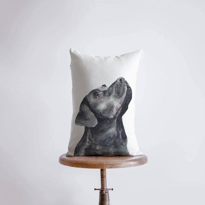 12x18 Black Lab Accent Pillow