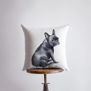 18x18 Fench Bulldog Accent Pillow