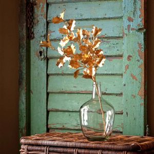 24" Gold Metallic Holly Stem