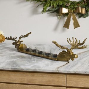 34.5" The Moose Candleholder