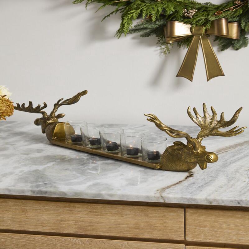 34.5" The Moose Candleholder