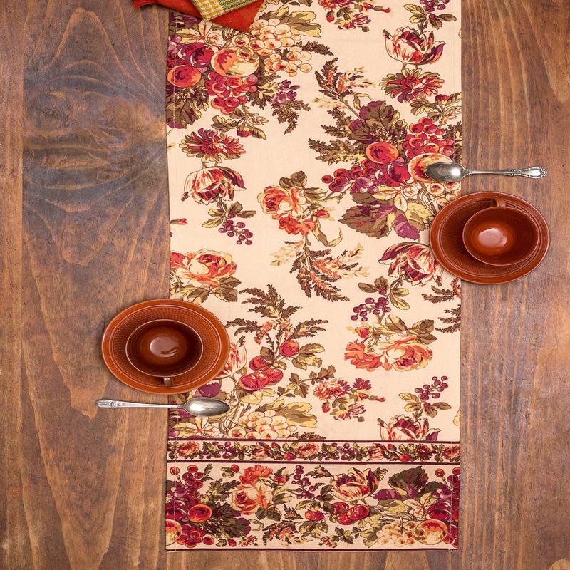 72" April Cornell Bountiful Harvest Table Runner