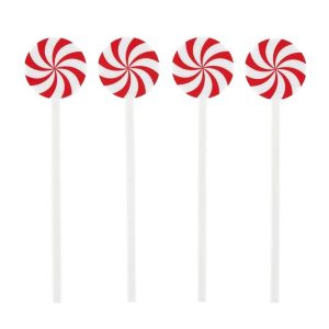 Acrylic Peppermint Stir Stick