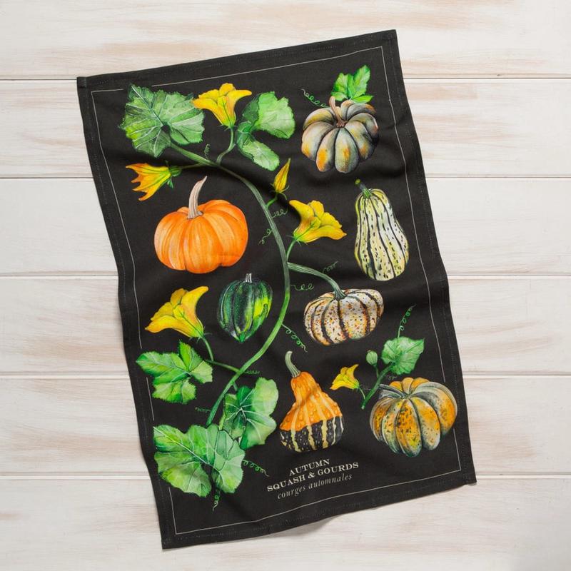 Autumn Squash Dishtowel