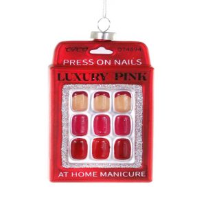 Cody Foster Glass At Home Manicure Ornament