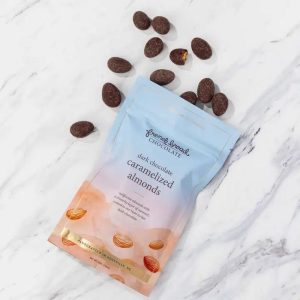 French Broad Dark Chocolate Covered Caramelized Almonds