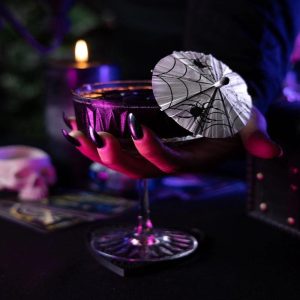 Haunted Spirits Spooky Spiders Cocktail Umbrellas - Package of 15