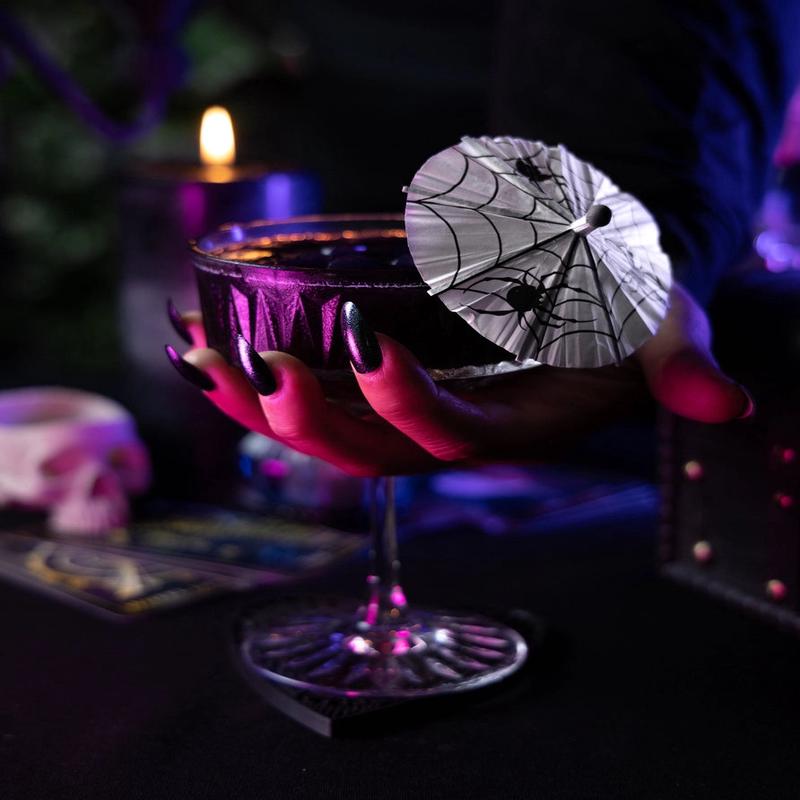 Haunted Spirits Spooky Spiders Cocktail Umbrellas - Package of 15