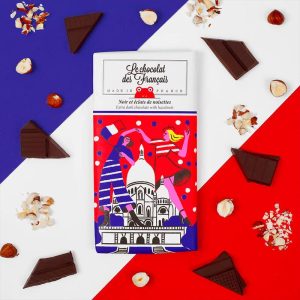 Le Chocolat Des Francais - Extra Dark Chocolate & Hazelnuts