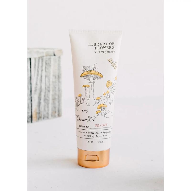 Library Of Flowers Willow and Water 8 oz Shower Gel