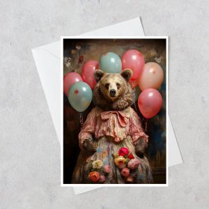 Miss Honeyrose Bear - Note Card