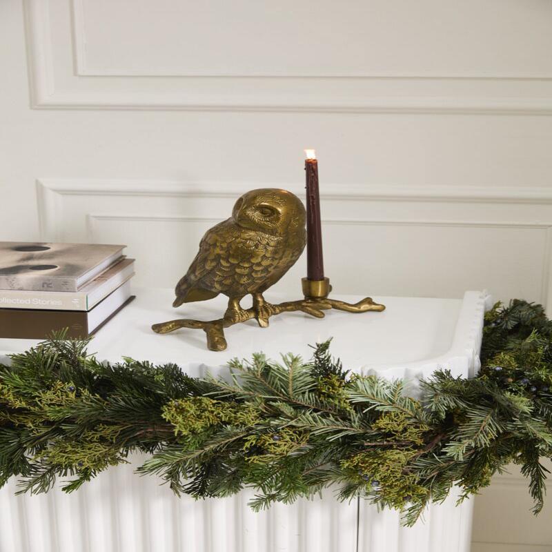 Owl's Watch Candleholder