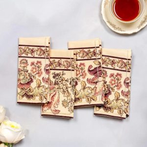 Set of 4 April Cornell Sonnet Napkins