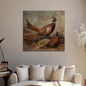 The Pheasant Canvas Wall Art - Choose Size