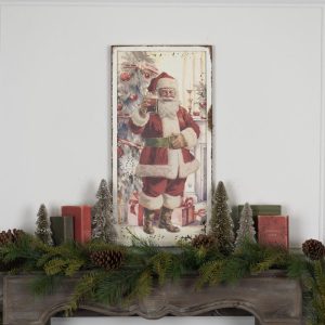 28" Cheers Santa Wall Decor