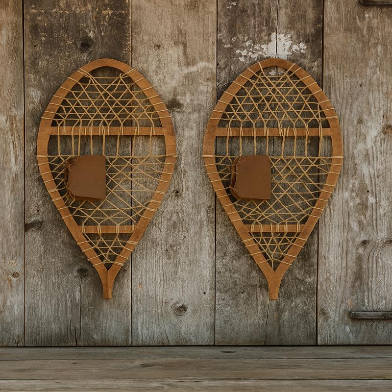 42" Pair of Decorative Snowshoes
