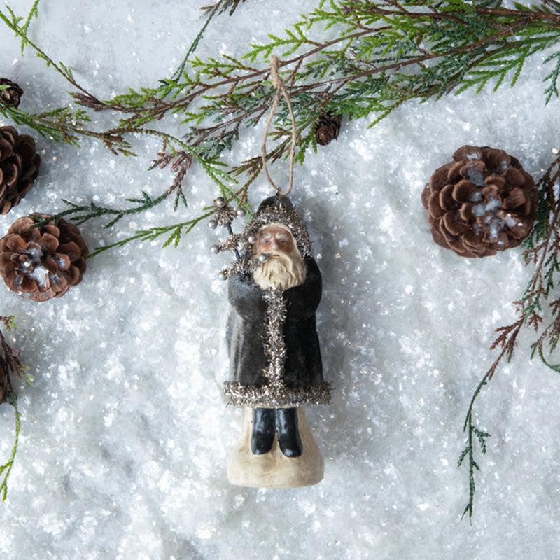 Belsnickel Santa Ornament - Charcoal