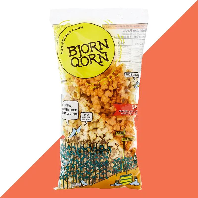 BjornQorn Popcorn - Spicy