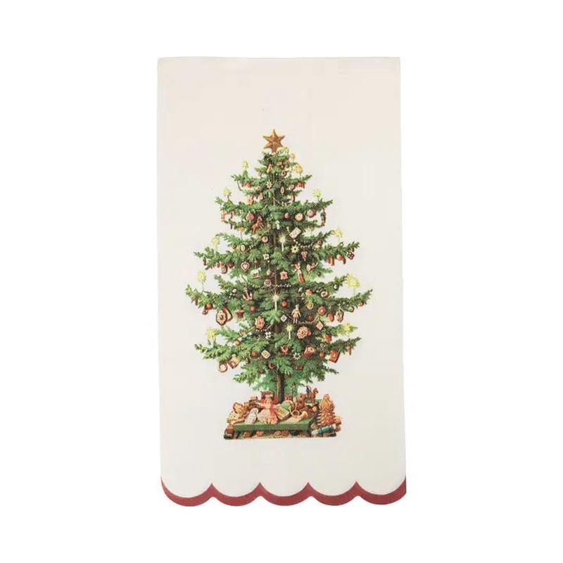 Christmas Tree Dinner Napkins - Set of 24