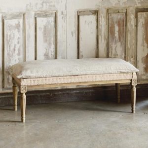 Distressed Oak Pillow Bench - Preorder