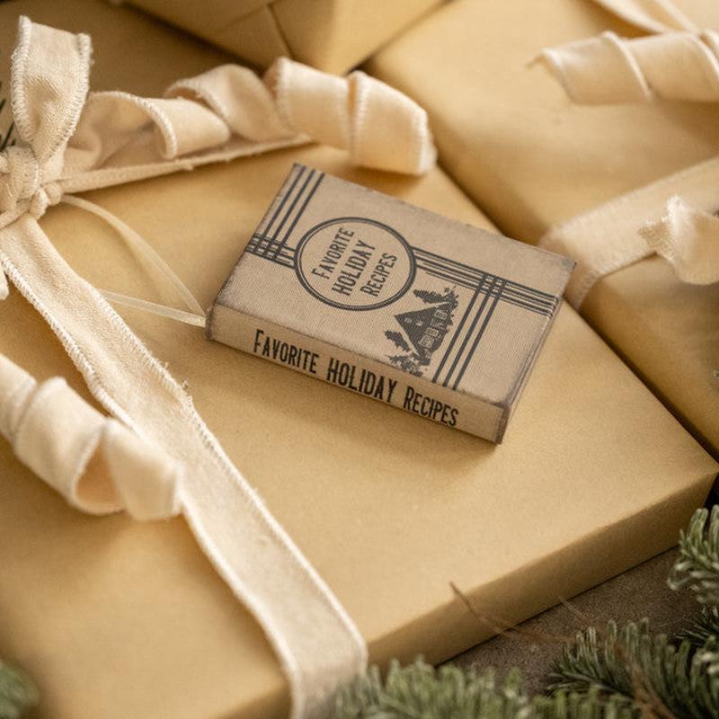 Favorite Holiday Recipes Journal Ornament