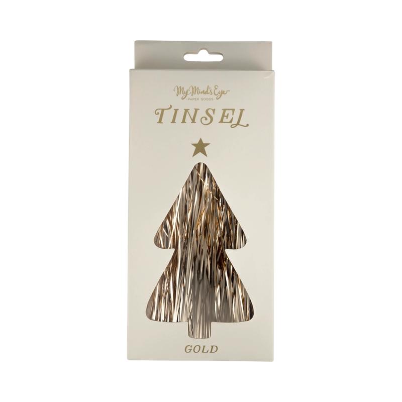 Gold Holiday Tinsel