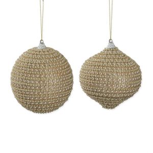 Gold Pearl Ornament - Choose Style