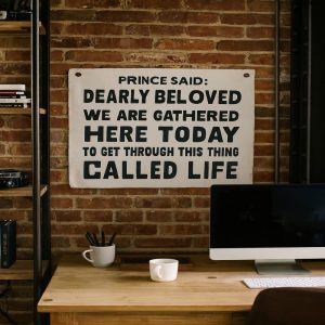 Prince Said - Dearly Beloved Hand Painted Wall Hanging