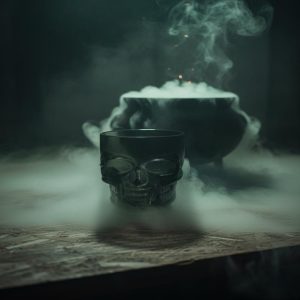 Spooky Sips Skull Drinking Glass