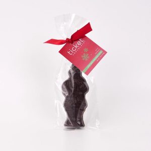 Ticket Chocolate - Solid Dark Belgium Chocolate Santa