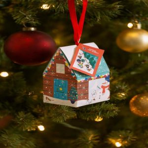 Winter Sledding 130pc Puzzle Ornament