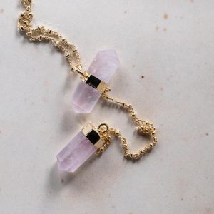 Bijou Rose Quartz Necklace