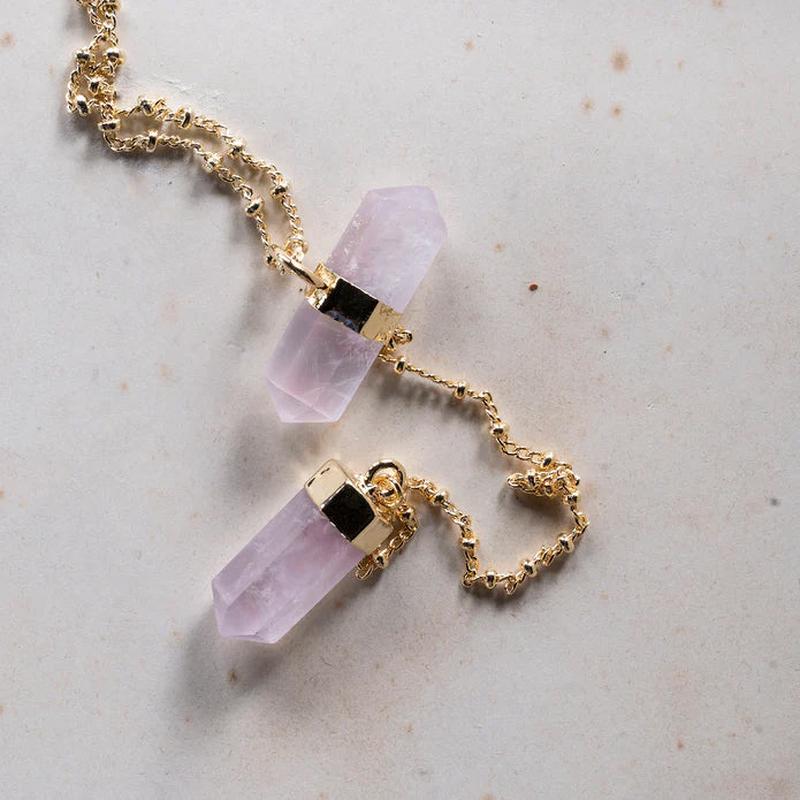 Bijou Rose Quartz Necklace