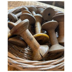 Found Wooden Spool