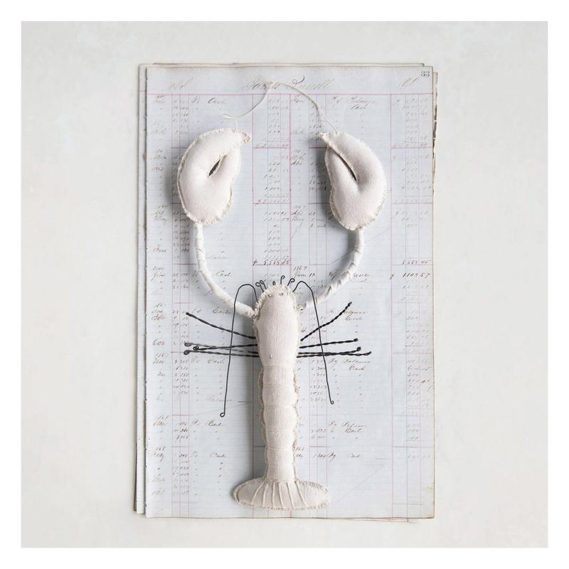 Handmade Recycled Canvas Lobster