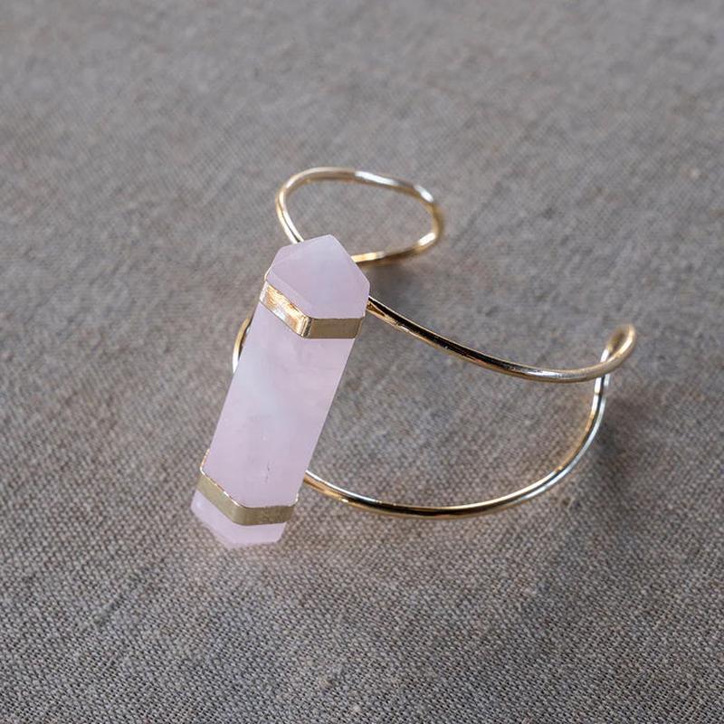 Rose Quartz Crystal Bracelet