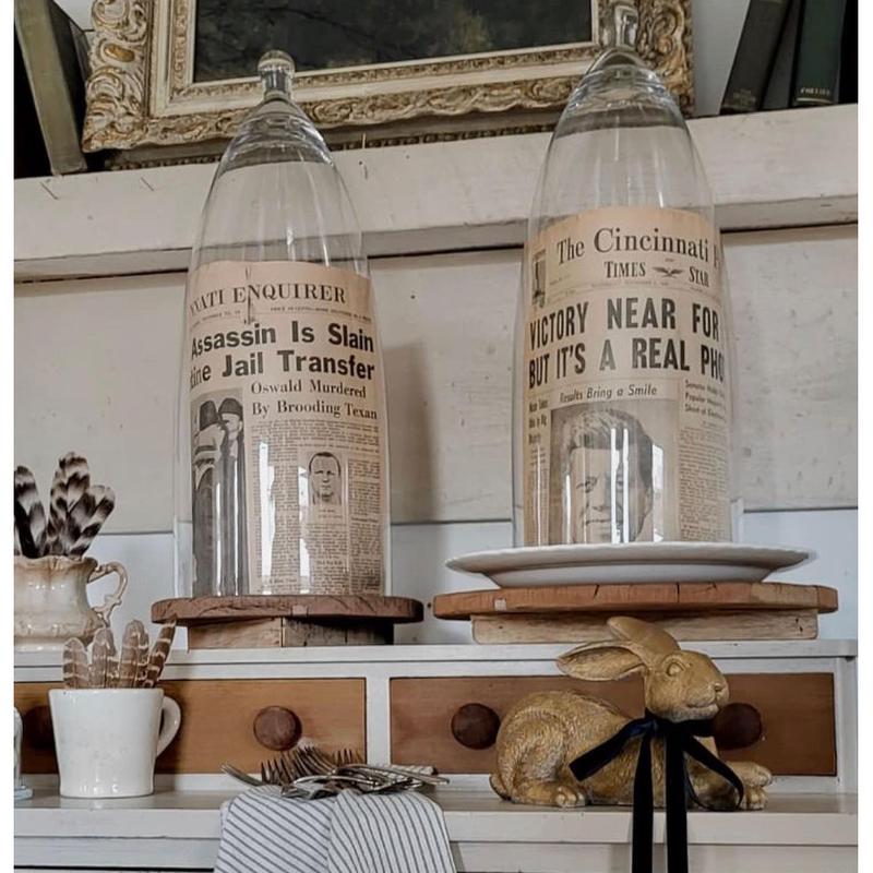 Standing Tall Glass Cloche